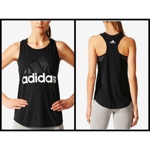 💕ADIDAS💕 Essentials Linear Logo Loose Tank Top Medium M NWT